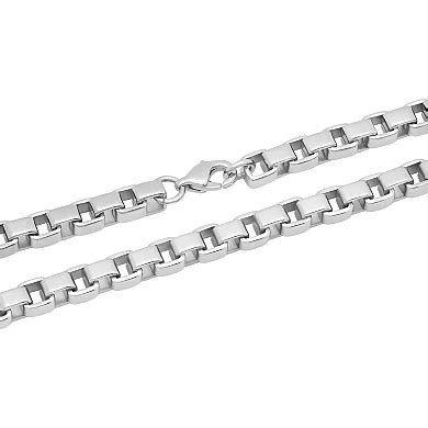 Steel Nation Men's Stainless Steel Box Link Chain 